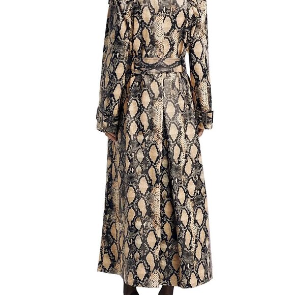 TOCCIN Chloe Snakeskin Trench - Picture 3 of 6